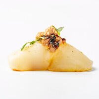 N3 - Nigiri Hotate Foie Gras 2pz - Takiya Sushi casoria