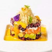 BU1 - Black tartare burger - Takiya Sushi casoria