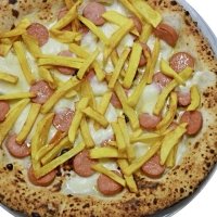 Pizza wrustel & patatine - Panuozzo e Pizza da Tina Capaccio