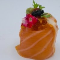 408 Gunkan salmone spicy 2PZ - SHINKO SUSHI