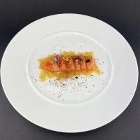 Carpaccio salmone （8PZ） - Ikura Sushi Sorrento