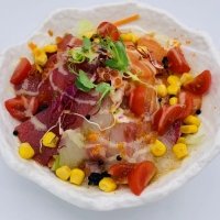 Kaisen Salad - Ikura Sushi Sorrento