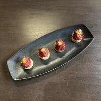 TARTELLETTE DI MANZO - ANTICA VINERIA AVANGUARDISTA