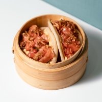 Bao Burger Salmon (2pz) - Tiburon Pompei