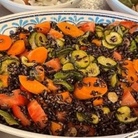 Riso gamberi e verdure - Madegra Salerno Food