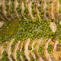 ROLLÒ DI POLLO CON PISELLI E CIPOLLA - Tre G Food