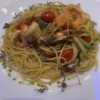 Linguine Gamberi e Zucchine - Mr Francatelli