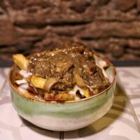 Patate Silane, Porcini e crema di Parmigiano - Paninoteca del Pomo