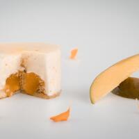 675 - MINI MOUSSE ARANCIA CON CUORE DI MANGO - Sushi D'Oro