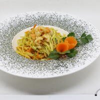 333 - Spaghetti con Gamberi - Sushi D'Oro