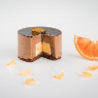 678 - MINI MOUSSE AL CIOCCOLATO E CUORE DI ARANCIA - Sushi D'Oro