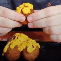 POLPETTE DI PULLED E CHEDDAR 4PZ - Ode al pane