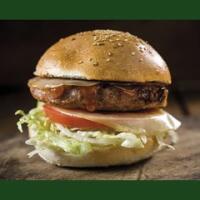 PANINO HAMBURGER INSALATA PATATINE POMODORO CHEDD... - Lo Sparviero