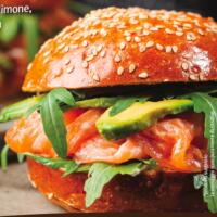 Salmon burger - Peterland L'Aquila