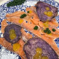 Carpaccio di salmone - IL TEATRO DEL GUSTO