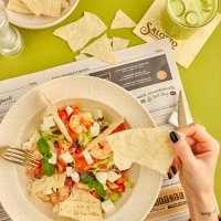 Insalata di Gamberi e Salmone - Salotto