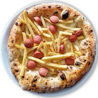 Pizza Americana - Mani in pasta Borello