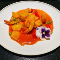 Gamberi in agrodolce - Miza Sushi Pompei