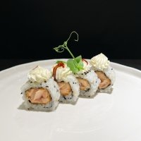 Fry salmon phila roll 8pz - Umaki Salerno
