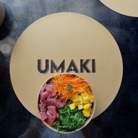 POKE MAGURO- Riso bianco, tonno, wakame, mango, carota, sesamo, salsa teriyaki - Umaki Salerno